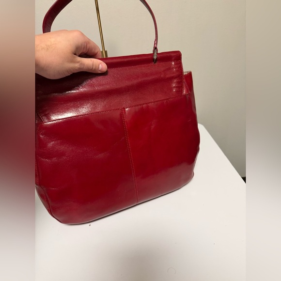 HOBO International Red Leather Handbag - Picture 3 of 15